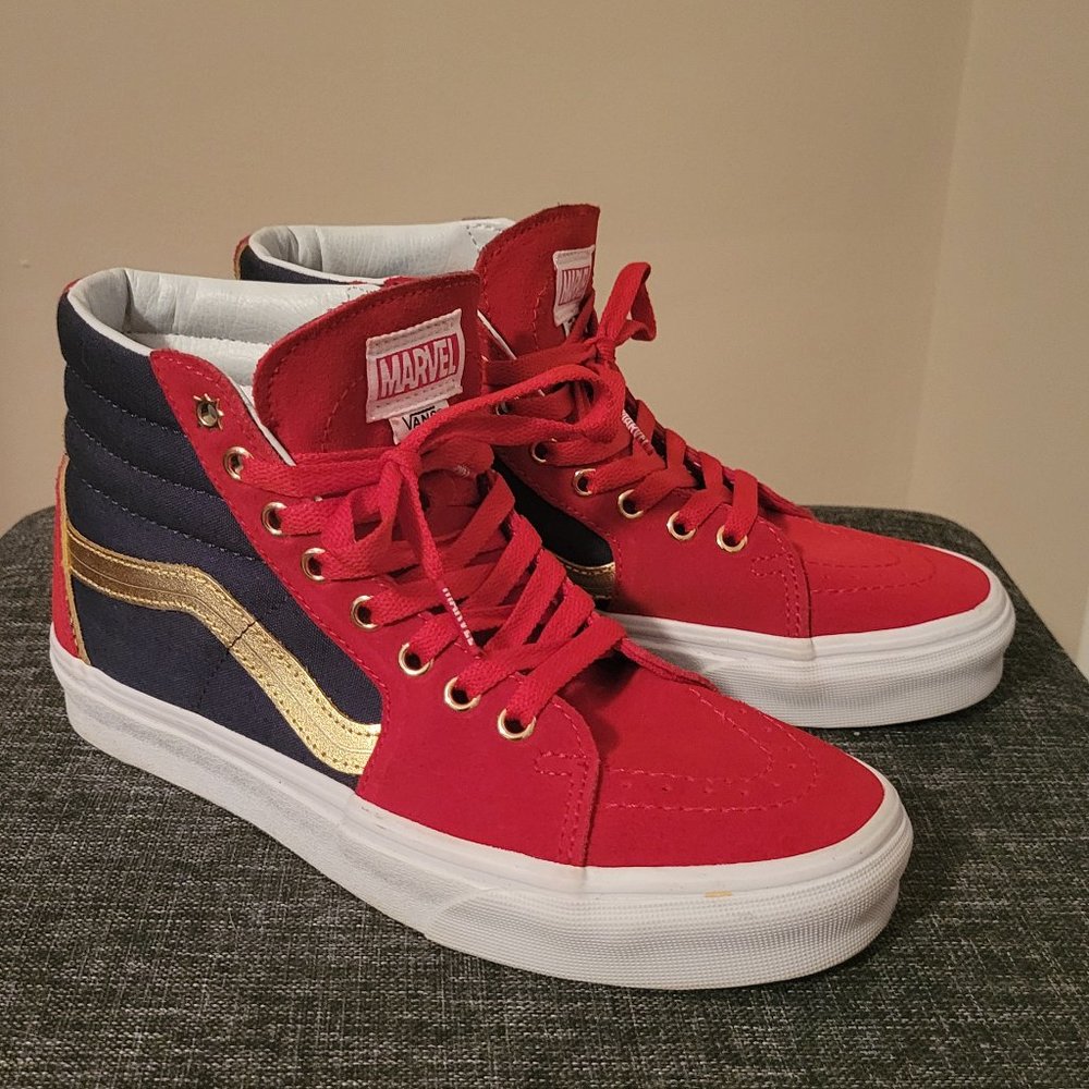 Captain Marvel Vans Sk8-Hi